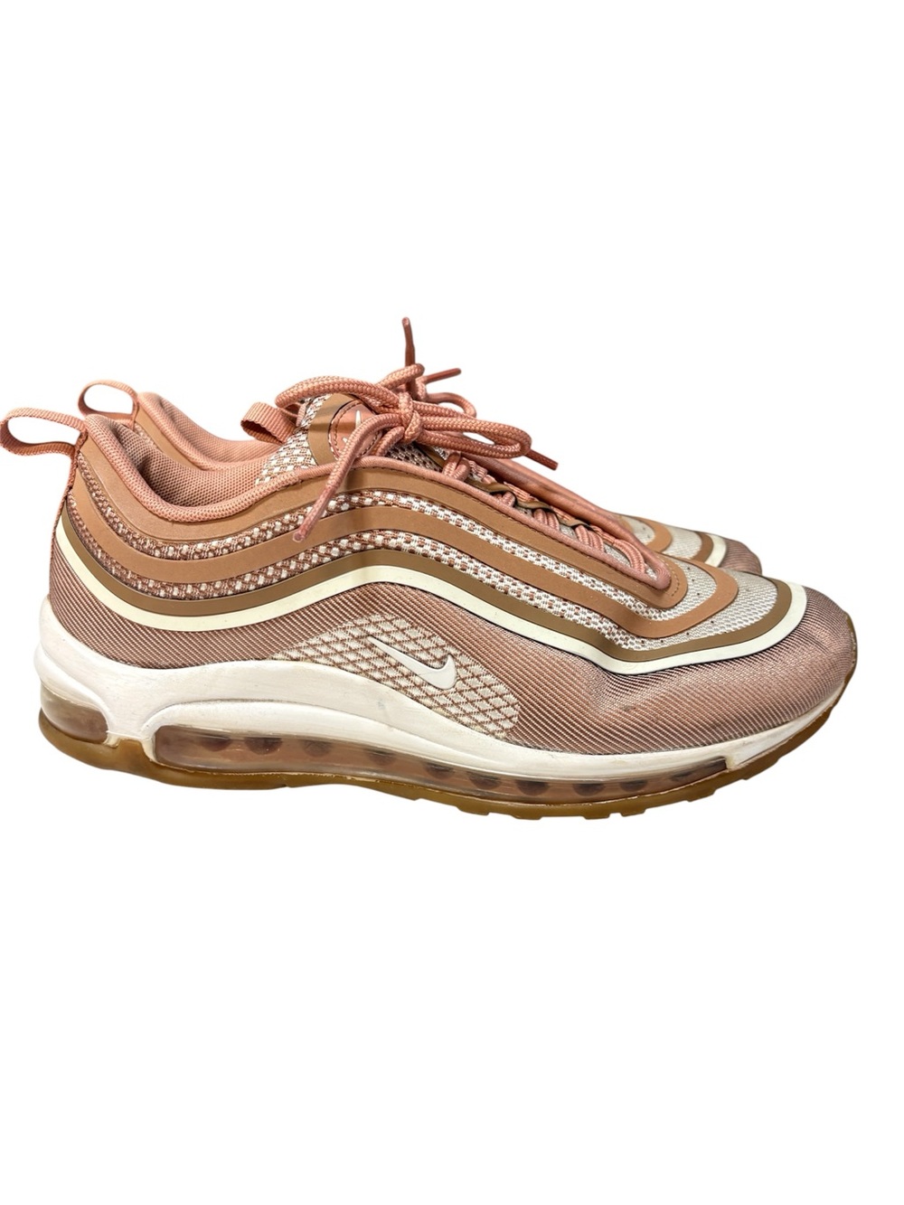 Nike Air Max 97 Ultra 17 Metallic Rose Gold Sneakers 8.5 - Picture 2 of 9